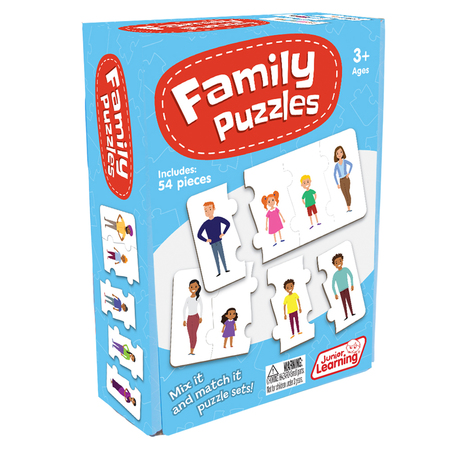 JUNIOR LEARNING Family Puzzles, 54 Pieces 246